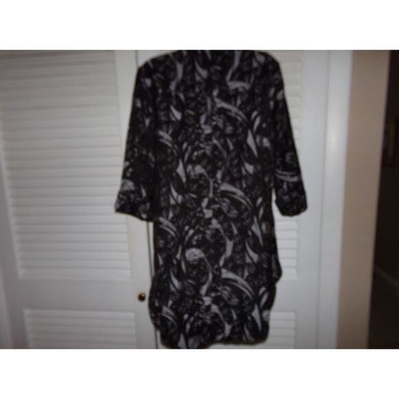 Alberto Makali black and silver jacket size M EUC 3/4 sleeves Classy‎ - Picture 5 of 7